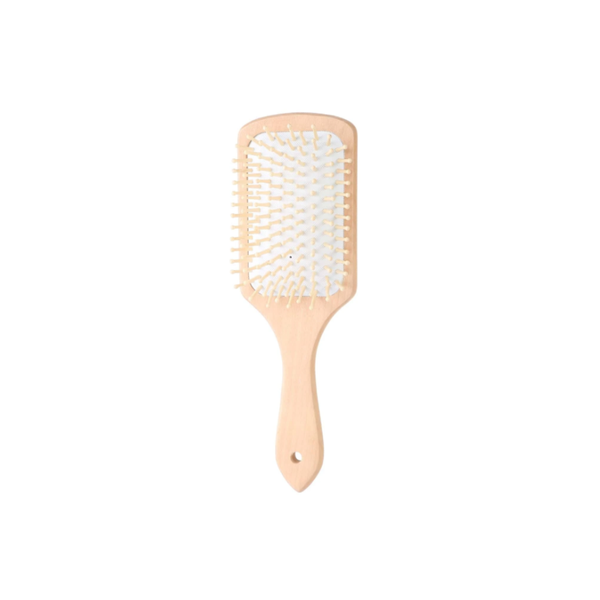 Trendy Detangling Massage Scalp Bamboo Paddle Brush/Comb for All Hair Types