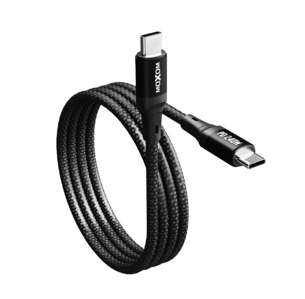 MOXOM 240 Watt PD 3.1 Fast Charging Type-C to Type-C Data Cable 1.2m length
