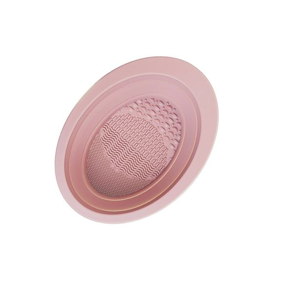 Silicone Foldable Makeup Brush Cleaning Bowl Brushes Cleaning Mat