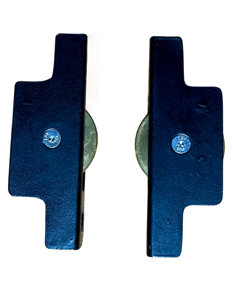 Solid Brass Rollers With Black Casing