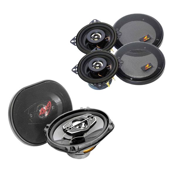 AudioFusion 6×9 500w 3way Speakers &amp; 6" 400w 2way Speakers Combo