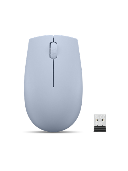 Lenovo 300 Wireless Compact Mouse - Frost Blue