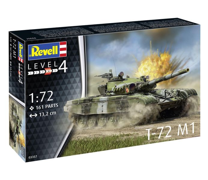 Revell 1/72 T-72 M1 Tank Plastic Model Kit