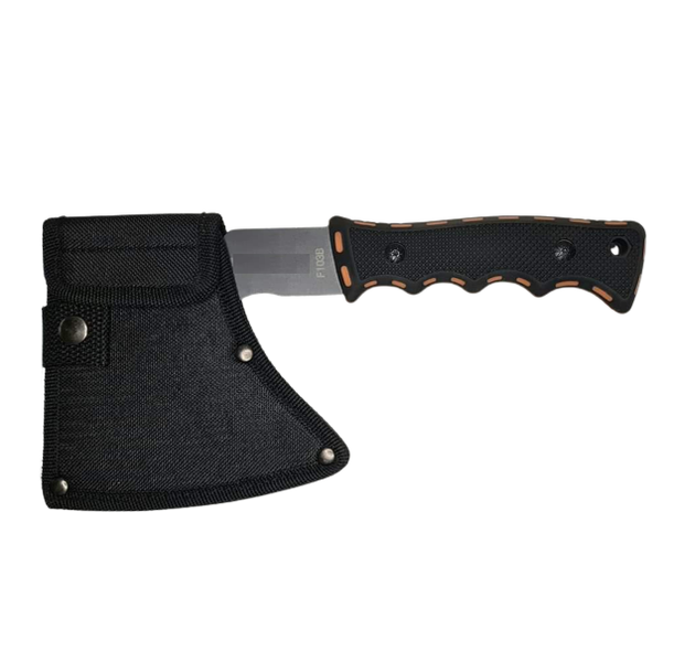 Axe with Nylon Sheath Rubberized Handle