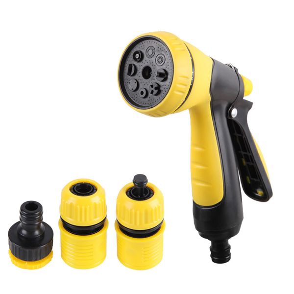 Garden Hose Nozzle ABS Water Spray Nozzle 8 Adjustable Watering Patterns