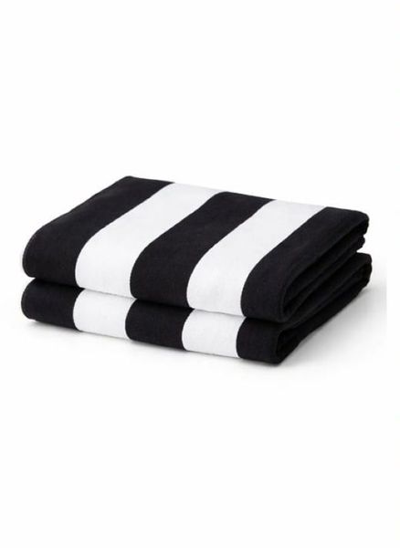 Beach Towel black and white (75 x 160cm)
