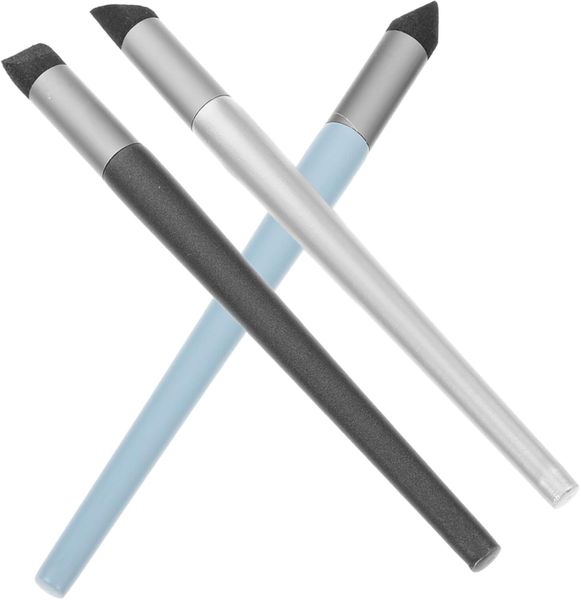 3pcs Oil Brushes Alternative Oil Painting Eraser Pen Blender Brush for