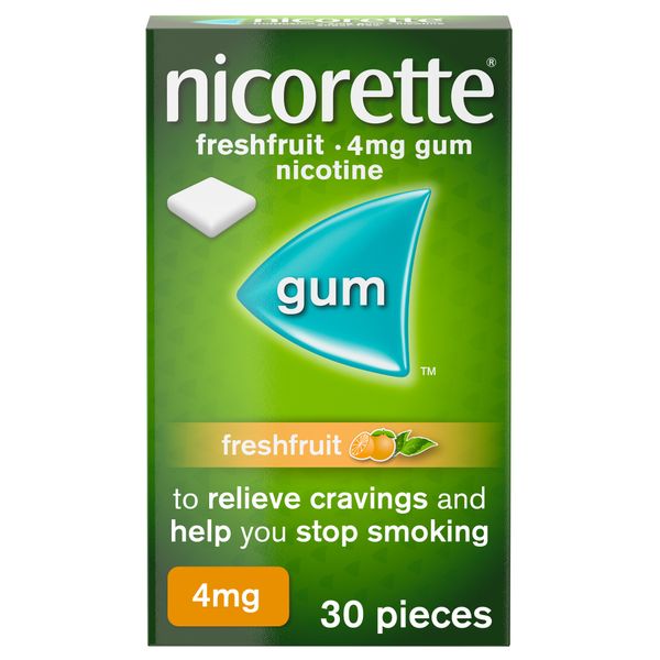 Nicorette Gum Freshfruit 4Mg 30 Pieces