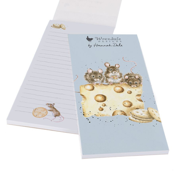Mouse Magnetic Shopping Pad - "Crackers about Cheese