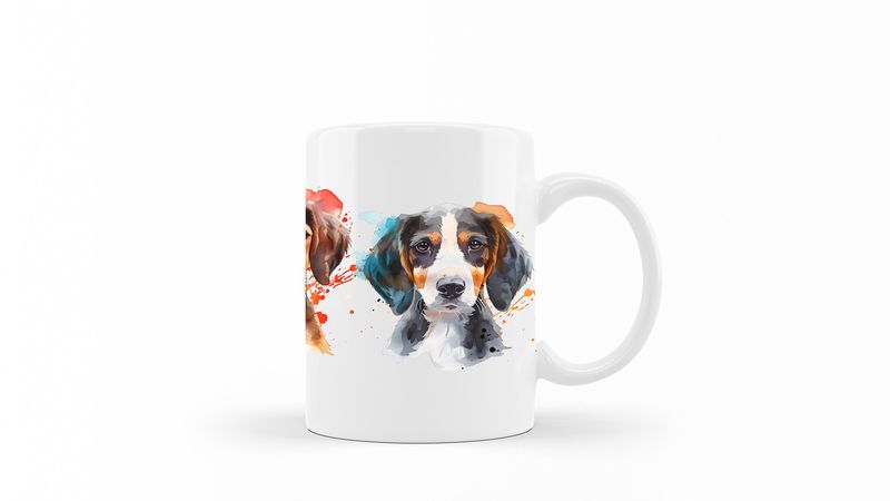 Saluki Printed Coffee Mug