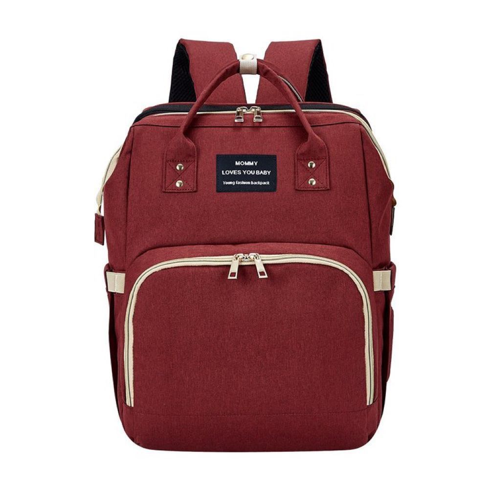 Multifunctional Nappy Bag Maroon Shop Today. Get it Tomorrow