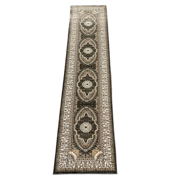 Rugs &amp; Decor / Beautiful Persian Style 4m Grey Runner Rug - 400 x 80 cm