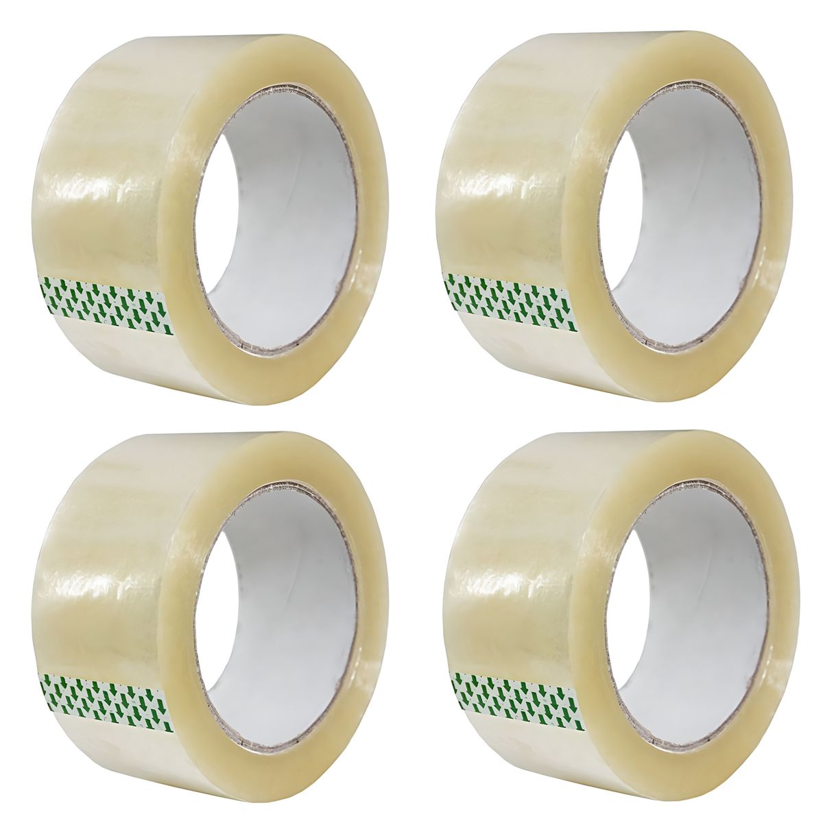 Natan - 4 Pack Of 300m High Quality Clear Box Sealing Tape 