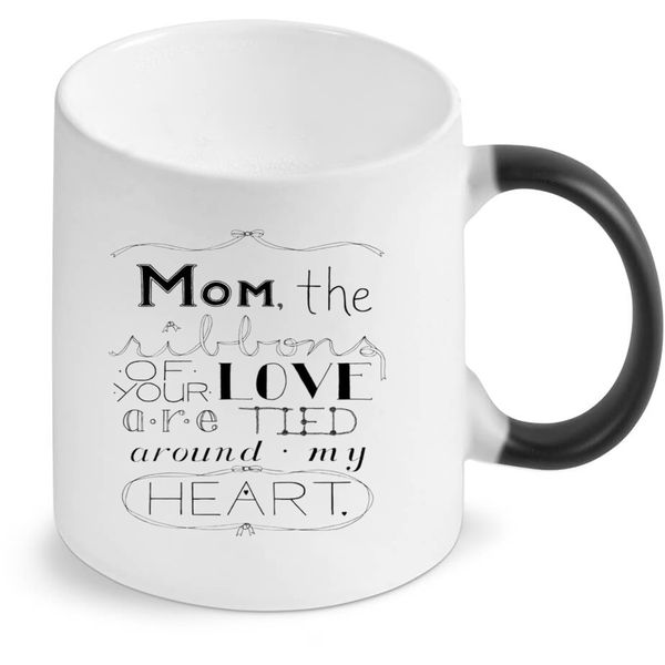 Mom the Ribbon of Your Love Color Changing Mug
