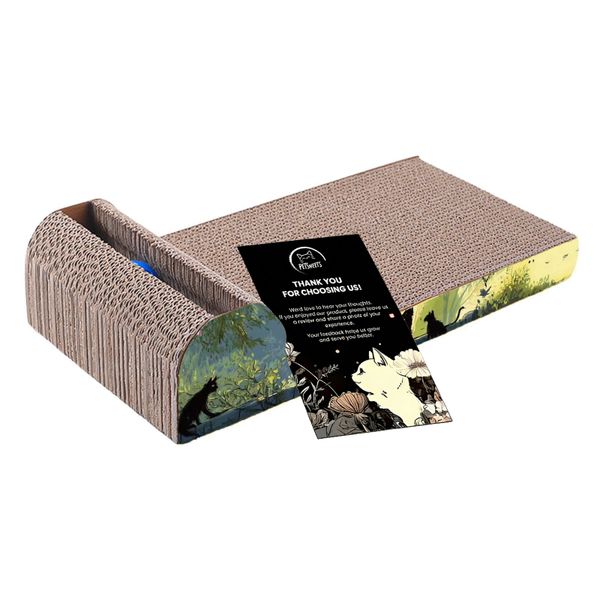Scratching Board Wild Cat with Catnip - For Natural Claw Care