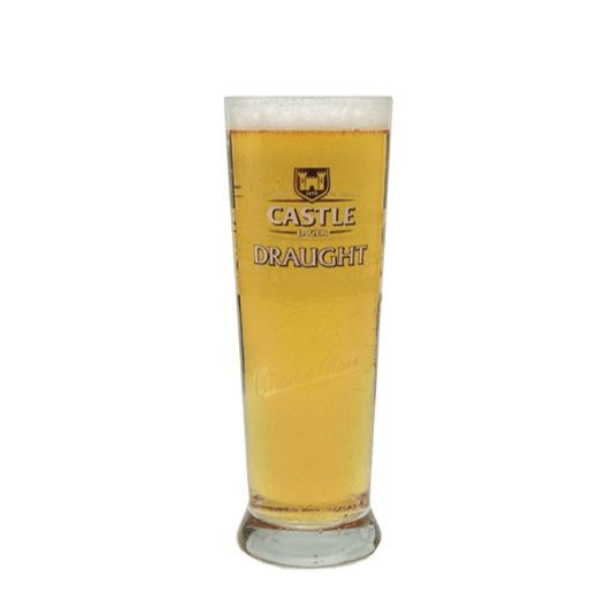Castle Lager Small Draught Glass 300ml , Set of 6
