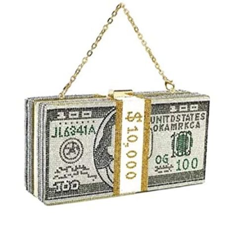 Rhinestone money clutch discount wholesale