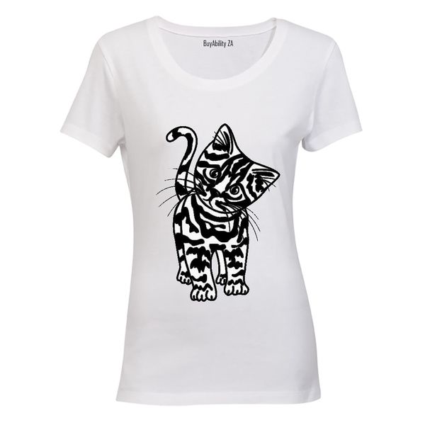 Cute Kitten - Ladies - T-Shirt