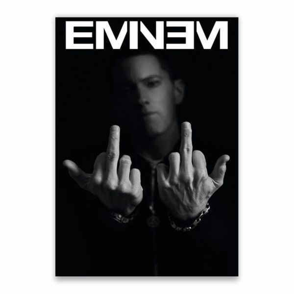Eminem Middle Finger Poster - A1