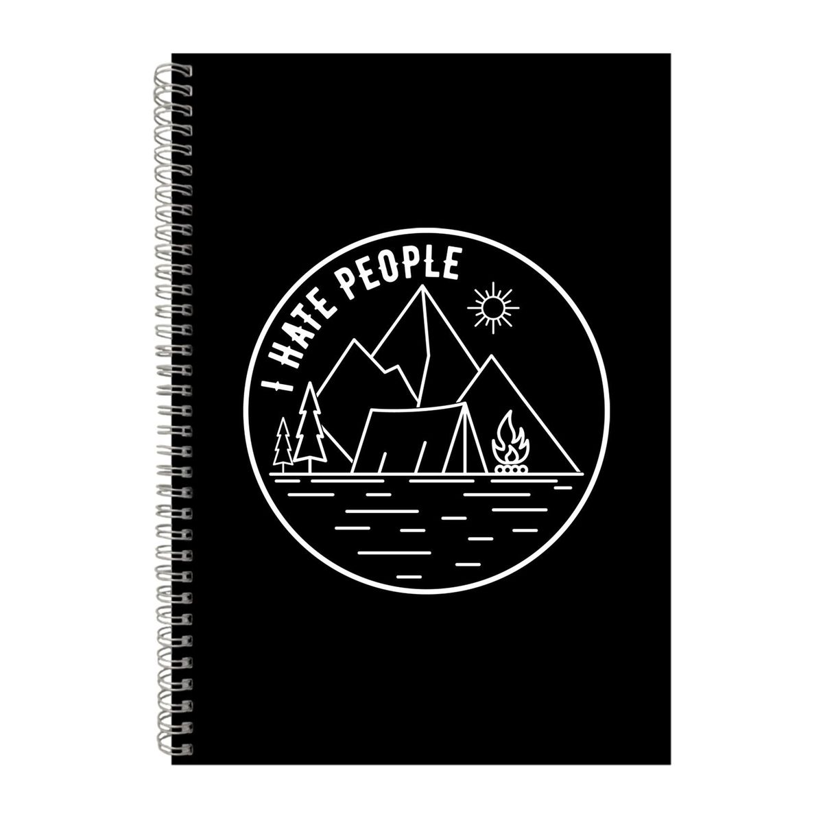 I Hate People Notebook Adventure Gift Idea A4 Notepad 124 | Shop Today ...