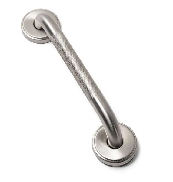 Grab Handle, Knurled, 304 Stainless Steel, 300mm