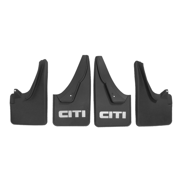 VW Golf 1 (1971-2009) Mud Flaps with Normal White Paint "CITI
