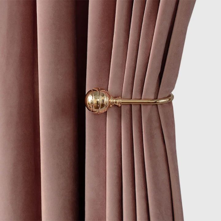 Matoc Readymade Curtain Velvet 253cm Height Eyelet Mink Shop