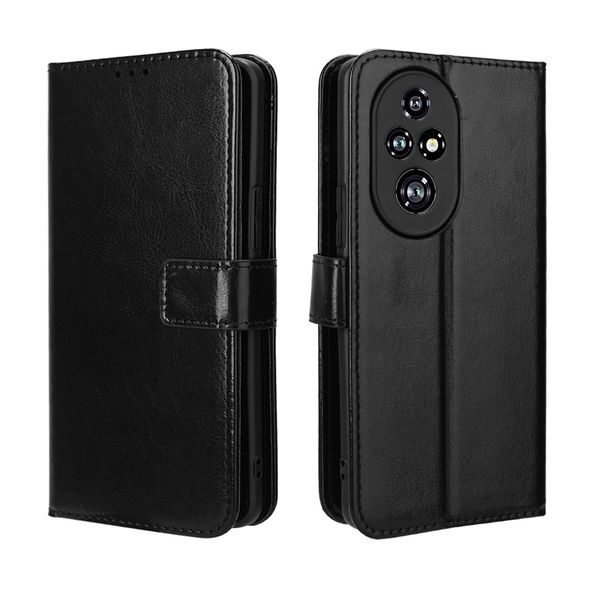 Leather Cover Compatible with Honor 200 Pro 5G Shockproof Retro Case