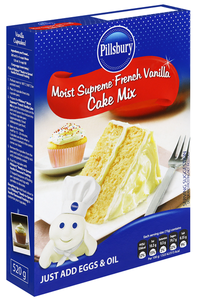 Pillsbury - French Vanilla Cake Mix 520g