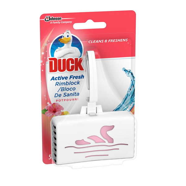 Duck Active Fresh Pot Pourri Scented Rimblock 50g