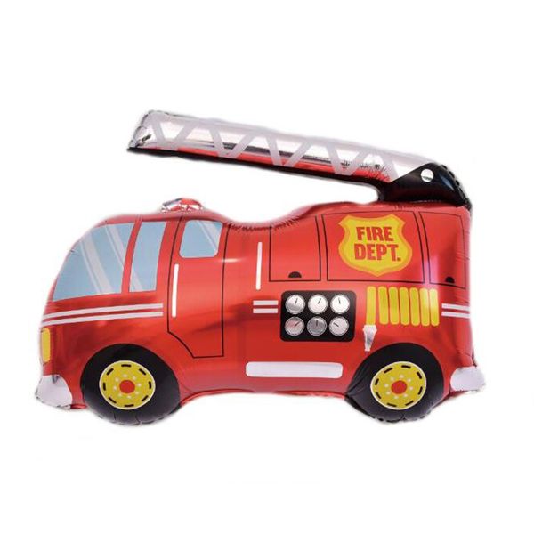 Fire Truck Foil Balloon