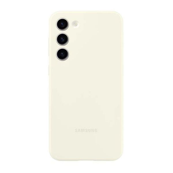Samsung Original Silicone Case For Samsung Galaxy S23 PLUS - White