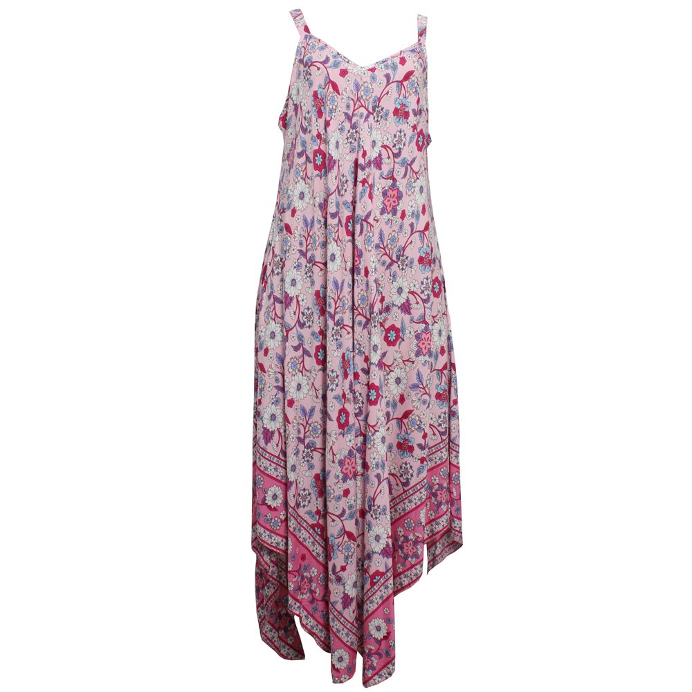 Purple & Prose Ladies Strappy Pink Boho Dress | Shop Today. Get it ...