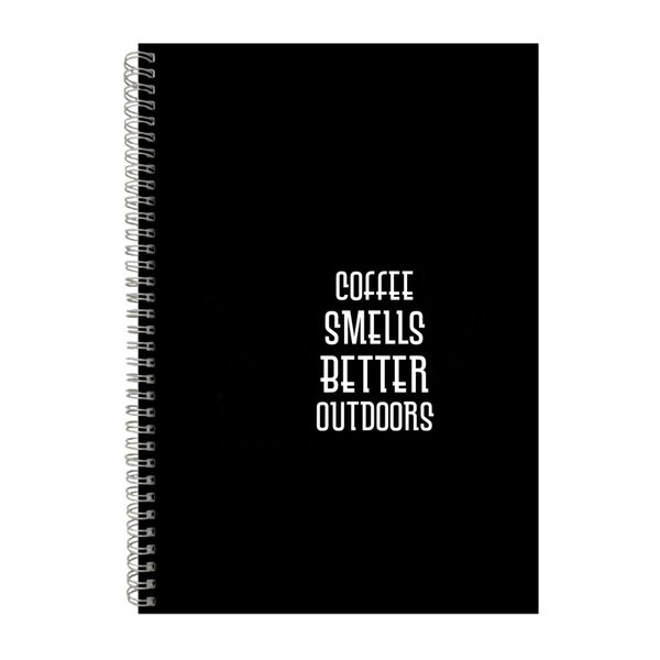 Coffee Smells Better Notebook Caffeine Gift Idea A4 Notepad 136