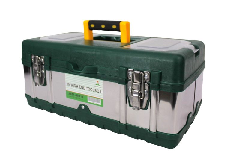 Osaka 19" High-End Toolbox with Organizer Tray &amp; Metal Locks - JS11-00619