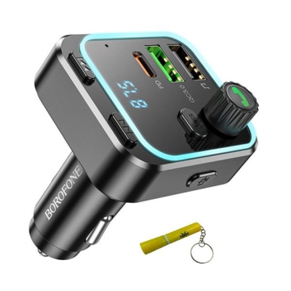 Borofone PD20W FM Transmitter With MXM Keyring- BC53