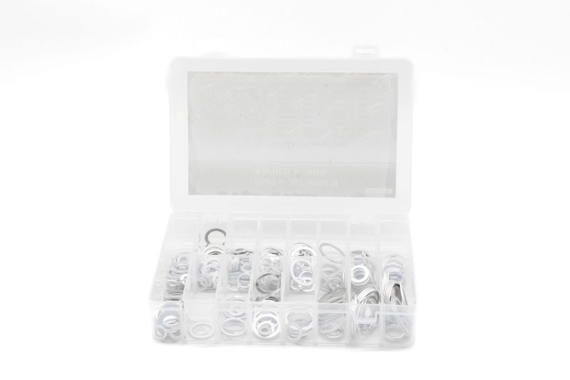 Assorted Aluminium Washers - 6-26mm (295 Pieces)