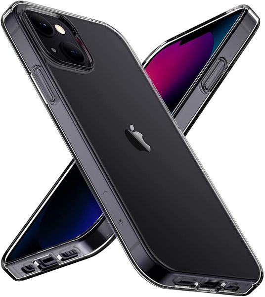 Tuff-Luv Hard Crystal Clear Shell Case for Apple iPhone 13 Mini - Clear