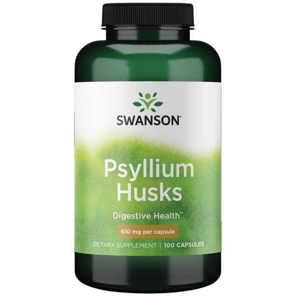 Swanson Psyllium Husks 610 mg - 100 Caps