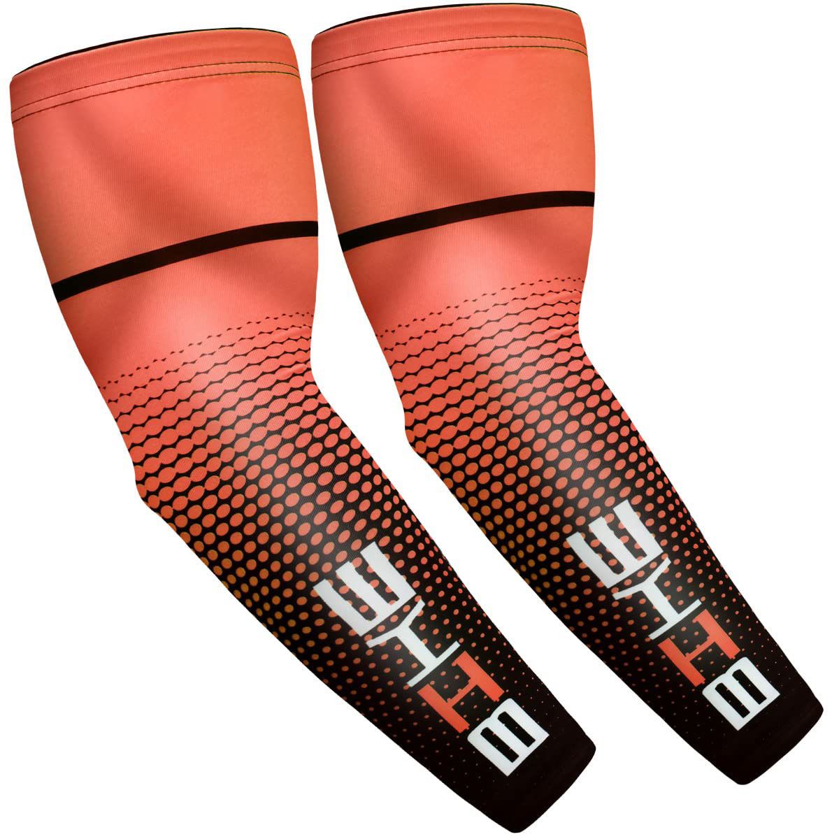 UV Arm Sleeves Sun Protection Cooling Lycra Compression 1 Pair