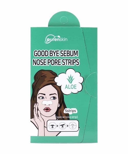 Purenskin - Aloe Good Bye Sebum Nose Pore Strips (Parallel Import)