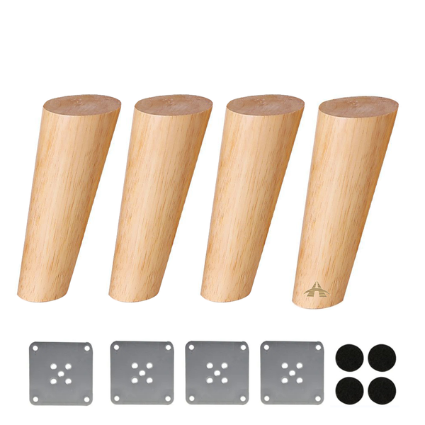 Wooden Furniture Feet Set Sofa Supporting Leg Table Chair Feet
