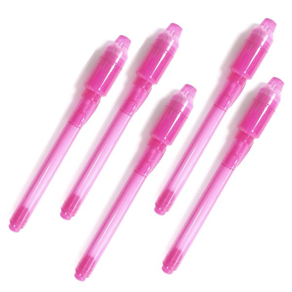 UV Pens 5 Pack Non-permanent (Ultra Violet Pens)