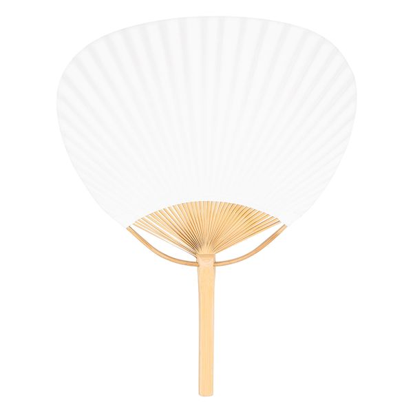 30 Pieces Lot Wedding White Paddle Fan for wedding decoration