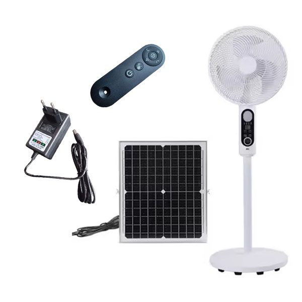 Solar Fan, Rechargeable fan 7-36hrs working time