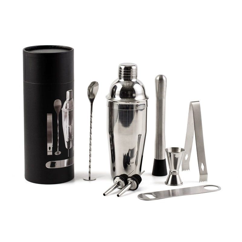 Cocktail & Barware Stainless Steel Shaker Set - 8 Piece