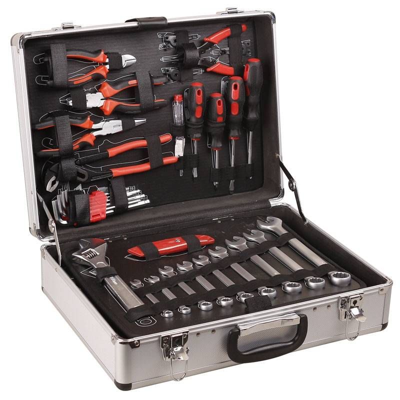 122 Piece Tool Kit Aluminum Tool Case | Shop Today. Get it Tomorrow ...