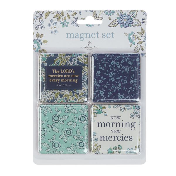 Four-Piece Magnetic Set - The Lord's Mercies Are New Every Morning