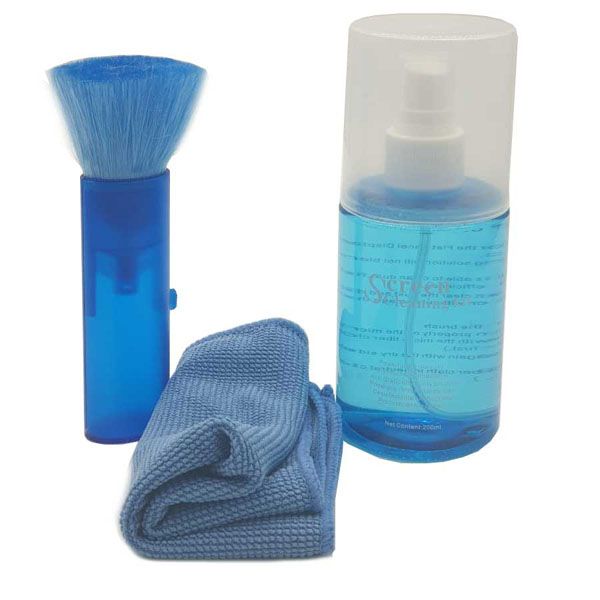 Handboss Cleaning Liquid + Brush + Cloth for Cellphone, LCD Monitor - 200ML