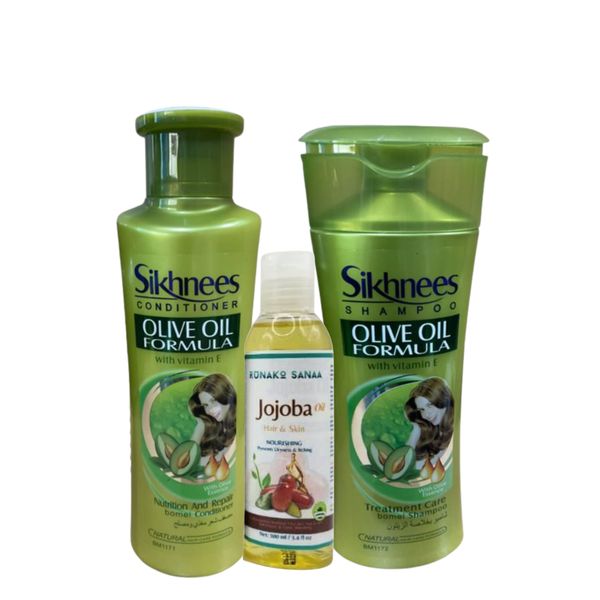 Sikhnees Shampoo&amp;Conditioner Olive OilFormula with Vitamin E and jojoba oil